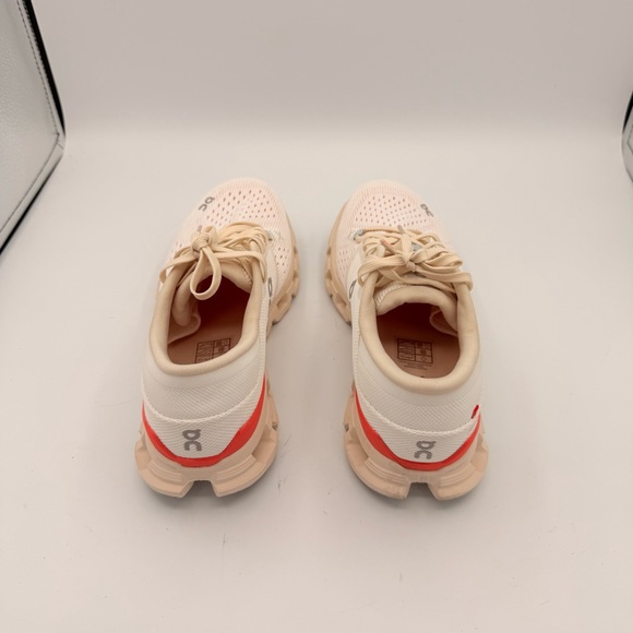 On Running Cloud X 4 in Ivory/Salmon | SLIGHTLY USED - Picture 8 of 12